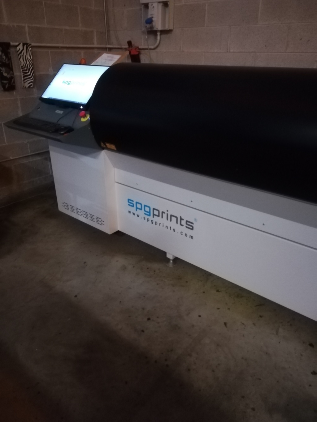 Khắc hình trụ Spgprints Laser Exposer đã qua sử dụng